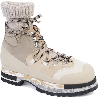 (Women) Chloe x Nike Leather Lace-up Round Toe Boot 'Beige' CHC22W734W02YA Order (Women) Chloe x Nike Leather Lace-up Round Toe Boot 'Beige' CHC22W734W02YA