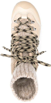 (W) Chloe x Nike Sepatu Bot Kulit Tali Bulat 'Beige' CHC22W734W02YA Lookbook (W) Chloe x Nike Sepatu Bot Kulit Tali Bulat 'Beige' CHC22W734W02YA