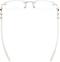 Shop (W) CHOPARD Bingkai Kacamata Elegan Putih Mutiara Optical Square. VCHL32G300K