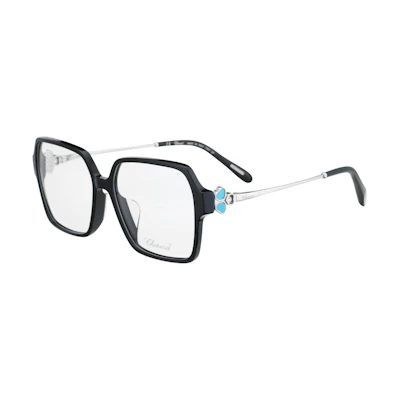 (Women) Chopard Square Optical Glasses - Metal & Acetate Frame, Elegant Design VCH345G700K