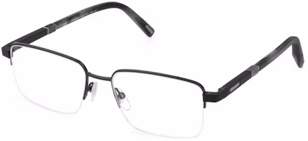 (Women) Chopard Black Rectangular Metal Optical Glasses with Letter Logo. VCHF55560568 (Women) Chopard Black Rectangular Metal Optical Glasses with Letter Logo. VCHF55560568