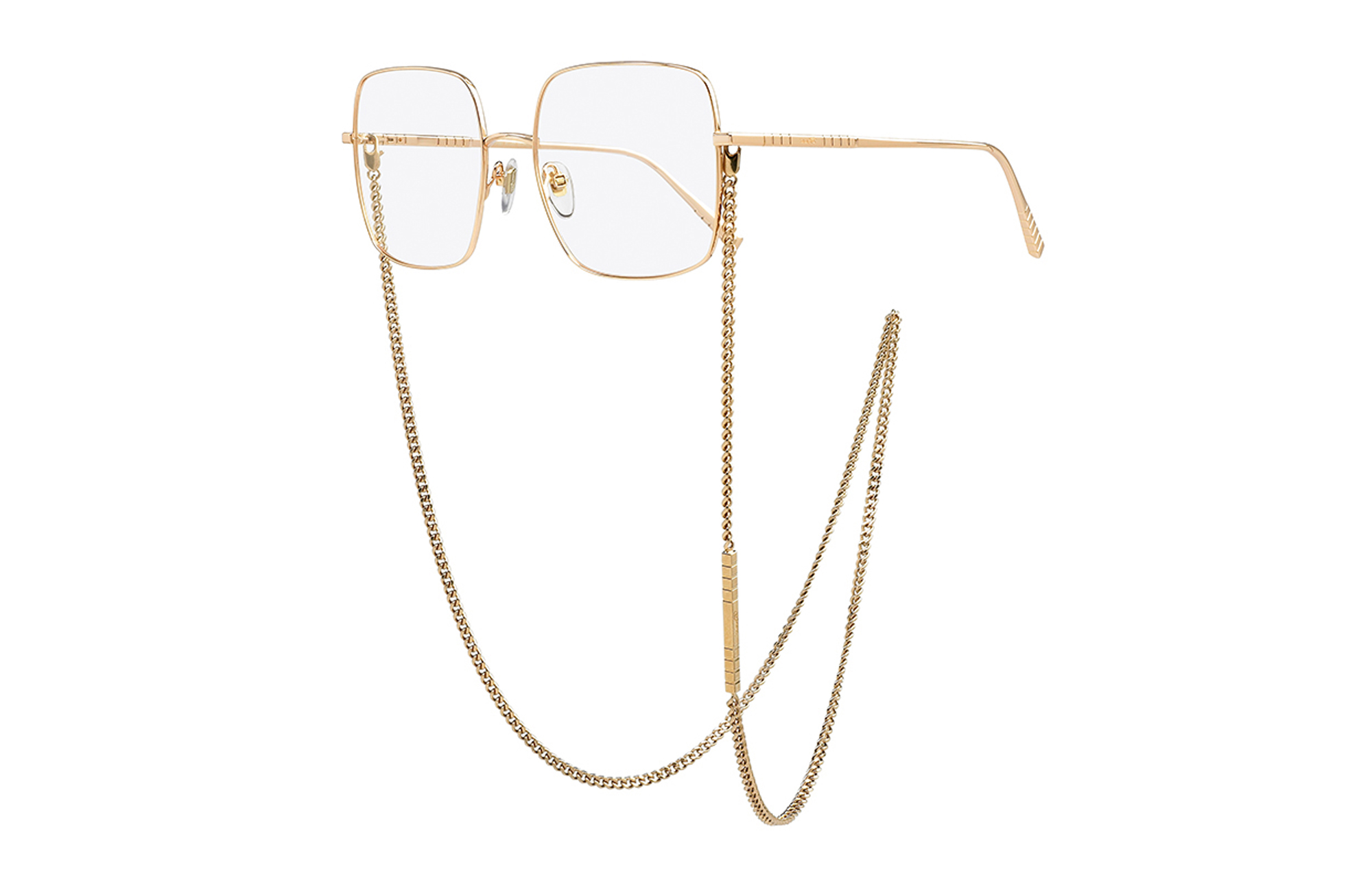 Order (W) 萧邦全框钛金男女同款链条设计光学眼镜。 IKCHF49