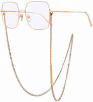 Order (W) Kacamata Optik Titanium Rim Penuh Unisex Chopard dengan Desain Rantai. IKCHF49