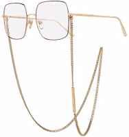 Lookbook (W) Kacamata Optik Titanium Rim Penuh Unisex Chopard dengan Desain Rantai. IKCHF49