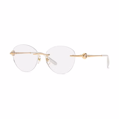 (Women) Chopard Happy Diamonds Titanium Oval Rimless Optical Glasses Women. VCHG77JI88M
