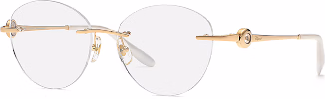 Order (Women) Chopard Happy Diamonds Titanium Oval Rimless Optical Glasses Women. VCHG77JI88M