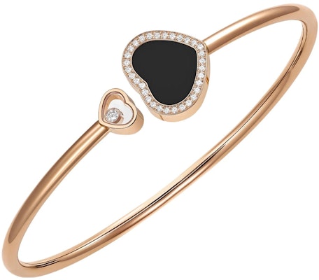 (W) 蕭邦Happy Hearts 18K玫瑰金鑽石縞瑪瑙手鏈女款-玫瑰金 85A074-5200 Order (W) 蕭邦Happy Hearts 18K玫瑰金鑽石縞瑪瑙手鏈女款-玫瑰金 85A074-5200