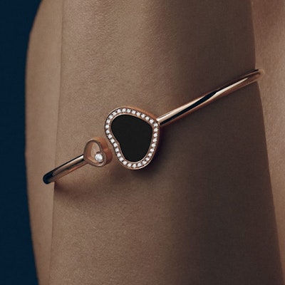 (W) 蕭邦Happy Hearts 18K玫瑰金鑽石縞瑪瑙手鏈女款-玫瑰金 85A074-5200 Purchase (W) 蕭邦Happy Hearts 18K玫瑰金鑽石縞瑪瑙手鏈女款-玫瑰金 85A074-5200