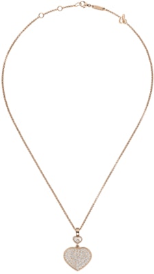 (W) 蕭邦 Happy Hearts 鑽石心形黃金項鍊 女士款 797482-5009 Purchase (W) 蕭邦 Happy Hearts 鑽石心形黃金項鍊 女士款 797482-5009