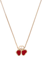 Shop (W) Colgante Chopard Happy Hearts Wings Mariposa Roja en Oro Rosa para Mujer. 81A083-5811