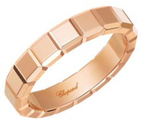 (W) Cincin CHOPARD Ice Cube Pure 18K Emas Rose untuk Wanita. 829834-5010 Order (W) Cincin CHOPARD Ice Cube Pure 18K Emas Rose untuk Wanita. 829834-5010