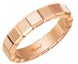 Order (W) Cincin CHOPARD Ice Cube Pure 18K Emas Rose untuk Wanita. 829834-5010