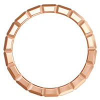 Lookbook (Women) CHOPARD Ice Cube Pure 18K Rose Gold Ring for Women. 829834-5010
