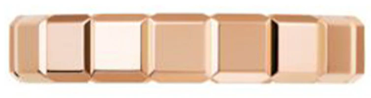 Shop (Women) CHOPARD Ice Cube Pure 18K Rose Gold Ring for Women. 829834-5010
