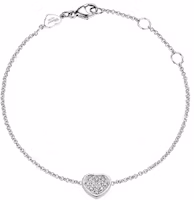 (Women) Chopard My Happy Hearts 18K Gold Diamond Heart Bracelet Silver . 85A086-1091 (Women) Chopard My Happy Hearts 18K Gold Diamond Heart Bracelet Silver . 85A086-1091