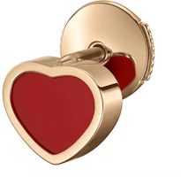 Order (W) CHOPARD Anting Desain Hati Emas Merah My Happy Hearts untuk Wanita. 83A086-5802