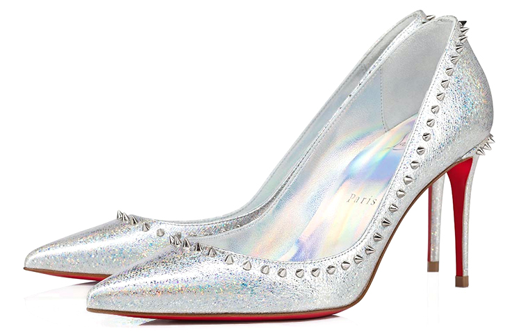 (W) Christian Louboutin Anjalina 'Silver' 圖 2