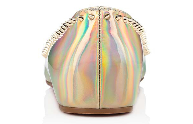 (W) Christian Louboutin Anjalina Flat 'Gold' 圖 3