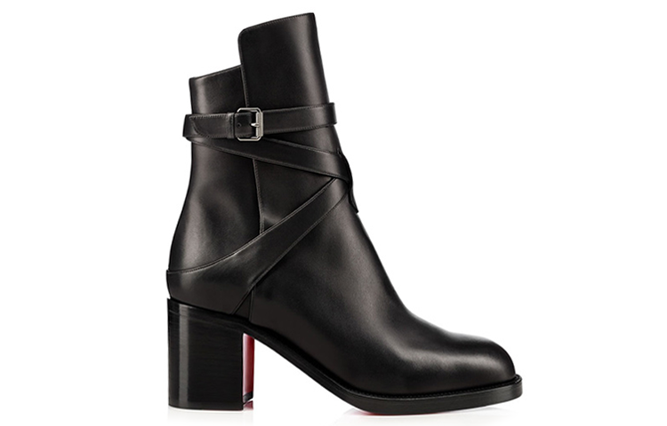 (W) Christian Louboutin Ankle Boot 'Black Fashion Leather' 圖 2
