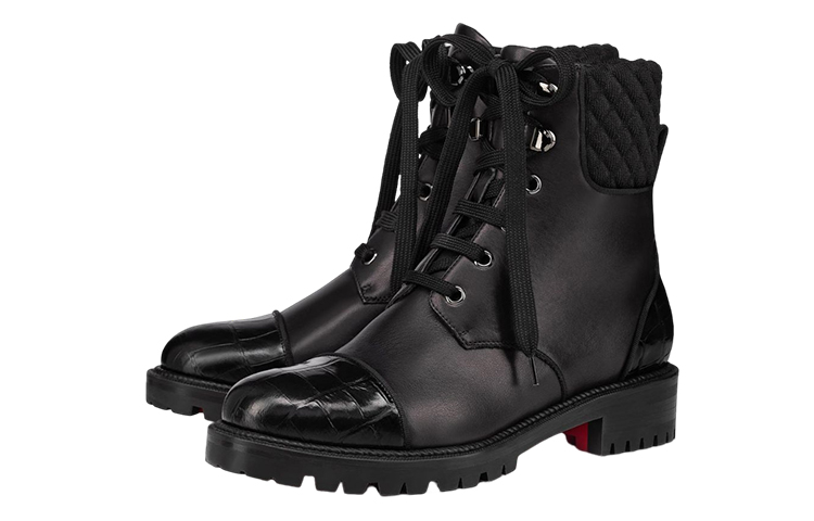 (W) Christian Louboutin Ankle Boot 'Black Leather' 圖 3