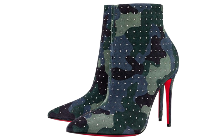 (W) Christian Louboutin Ankle Boot 'Camo Suede' 圖 3