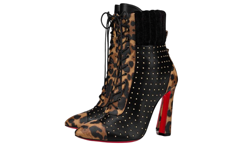 (W) Christian Louboutin Ankle Boot 'Fashion Black Calfskin' 圖 2