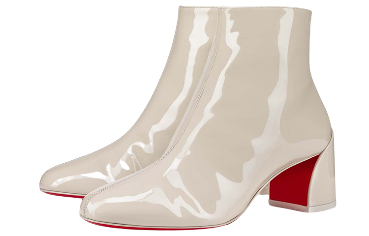 (W) Christian Louboutin Ankle Boot 'Patent Cream' 圖 2
