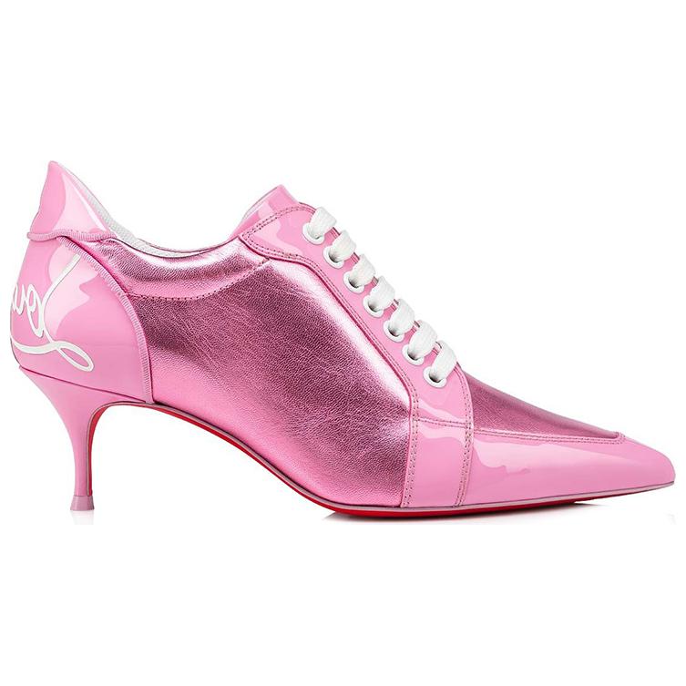 (W) Christian Louboutin Ankle Boot 'Pink Lace-Up' 圖 2