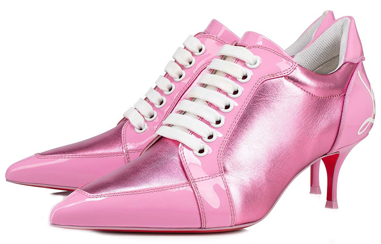 (W) Christian Louboutin Ankle Boot 'Pink Lace-Up' 圖 3