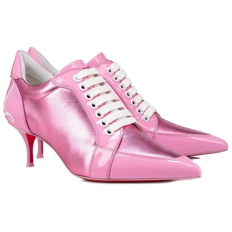 (W) Christian Louboutin Ankle Boot 'Pink Lace-Up' 圖 4