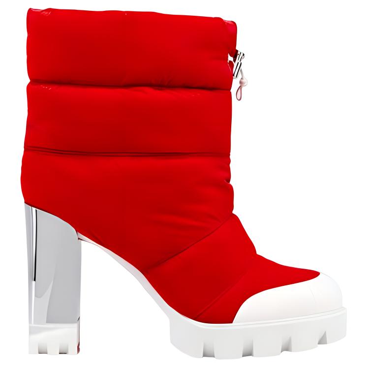 (W) Christian Louboutin Ankle Boot 'Red Leather' 圖 2
