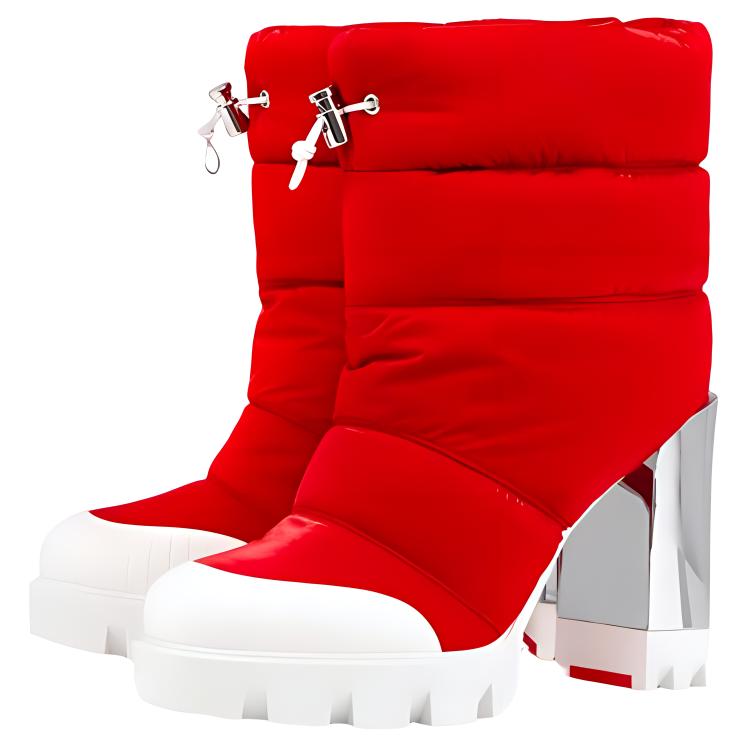 (W) Christian Louboutin Ankle Boot 'Red Leather' 圖 3