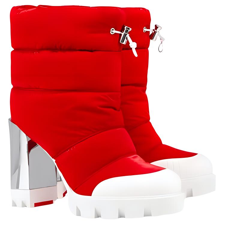 (W) Christian Louboutin Ankle Boot 'Red Leather' 圖 4