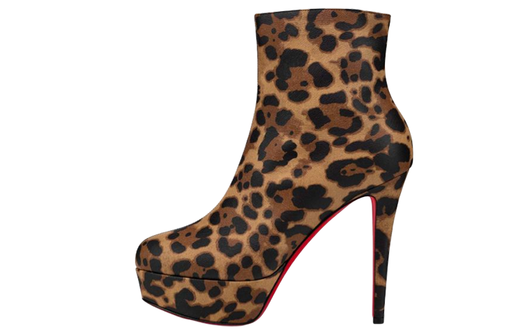 (W) Christian Louboutin Ankle Boot 'Smooth Calfskin Brown'