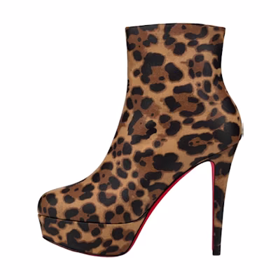 (W) Christian Louboutin Ankle Boot 'Smooth Calfskin Brown'