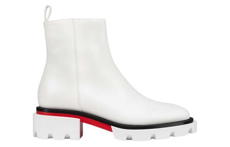 (W) Christian Louboutin Ankle Boot 'White Calfskin' 圖 2