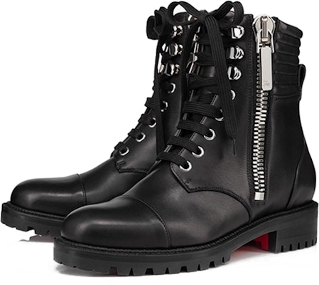 (Women) Christian Louboutin Ankle Boots 'Versatile Black Lace-Up' 3201059 Lookbook (Women) Christian Louboutin Ankle Boots 'Versatile Black Lace-Up' 3201059