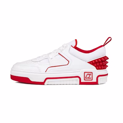 (W) Christian Louboutin Astroloubi Low Top 'White Red'