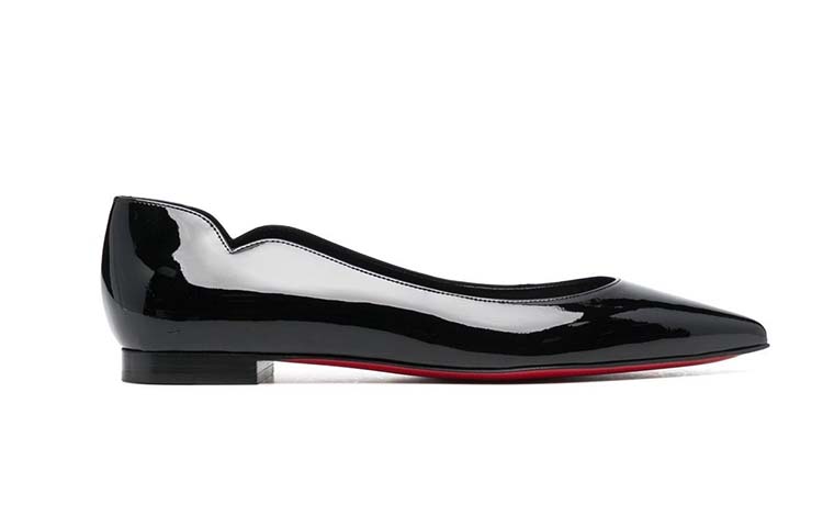 (W) Christian Louboutin Ballerina Flats 'Black Patent Leather' 圖 2