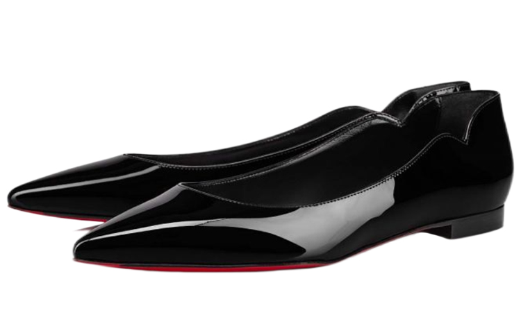 (W) Christian Louboutin Ballerina Flats 'Black Patent Leather' 圖 4