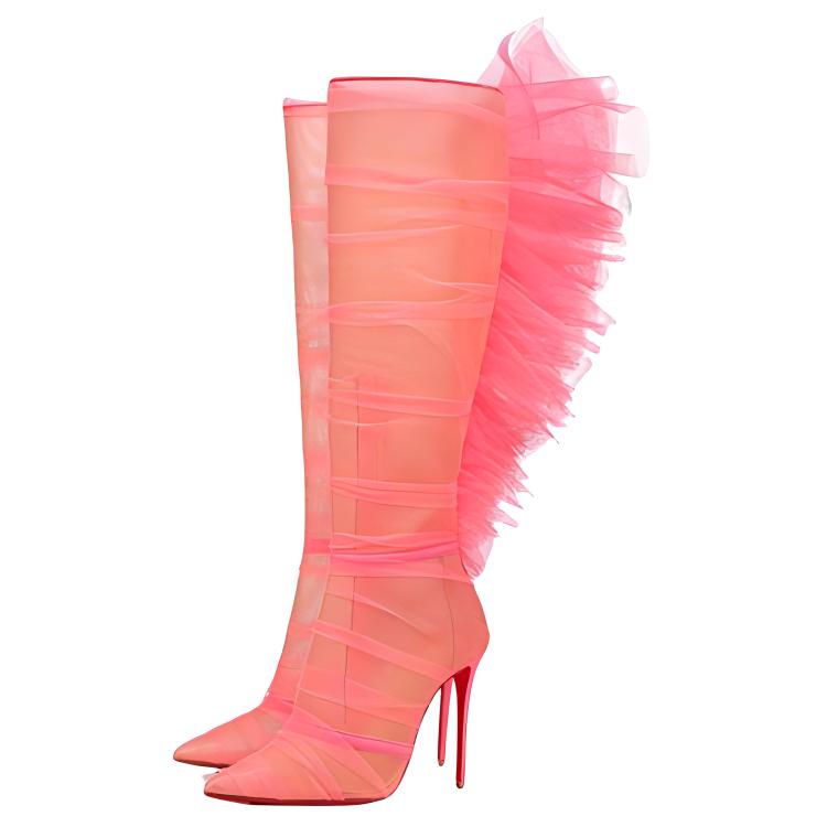 (W) Christian Louboutin Boot 'Pink Tulle' 圖 3