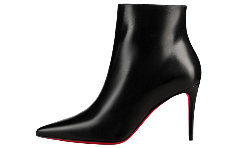 (W) Christian Louboutin Calfskin Ankle Boot 'Fashion Black'