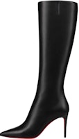 (Women) Christian Louboutin Calfskin High-Top Boot 8.5cm 'Black' 3211152BK01 (Women) Christian Louboutin Calfskin High-Top Boot 8.5cm 'Black' 3211152BK01
