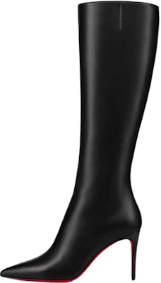(Women) Christian Louboutin Calfskin High-Top Boot 8.5cm 'Black' 3211152BK01 Buy (Women) Christian Louboutin Calfskin High-Top Boot 8.5cm 'Black' 3211152BK01
