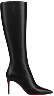 (Women) Christian Louboutin Calfskin High-Top Boot 8.5cm 'Black' 3211152BK01 Order (Women) Christian Louboutin Calfskin High-Top Boot 8.5cm 'Black' 3211152BK01