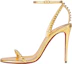Buy (W) Sandal Christian Louboutin Kulit Sapi 'Emas' 1220898G297