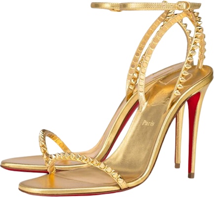 (Women) Christian Louboutin Calfskin Sandals 'Gold' 1220898G297 Lookbook (Women) Christian Louboutin Calfskin Sandals 'Gold' 1220898G297