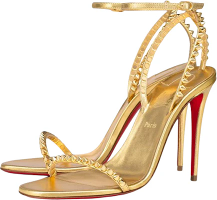 (W) Sandal Christian Louboutin Kulit Sapi 'Emas' 1220898G297 Lookbook (W) Sandal Christian Louboutin Kulit Sapi 'Emas' 1220898G297