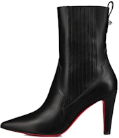 (Women) Christian Louboutin Calfskin Slip-On High Heel Chelsea Boot 'Black' 3221031BK01 (Women) Christian Louboutin Calfskin Slip-On High Heel Chelsea Boot 'Black' 3221031BK01