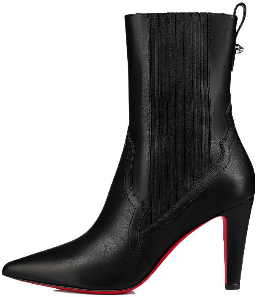 women-christian-louboutin-calfskin-slip-on-high-heel-chelsea-boot-black-3221031-bk-01